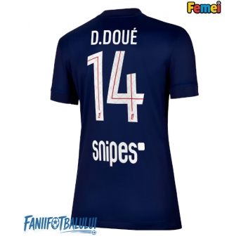 Paris Saint-Germain Desire Doue #14 Tricou Fotbal Replică 2025-26 Femei Acasa